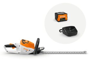 Set foarfeca gard viu cu acumulator STIHL HSA 50 cu 1x acumulator AK10 si 1x incarcator AL 101